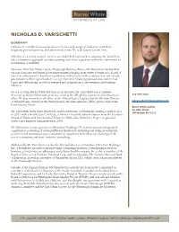 Nicholas D. Varischetti