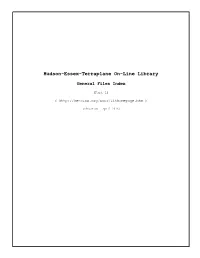 Online Library Index