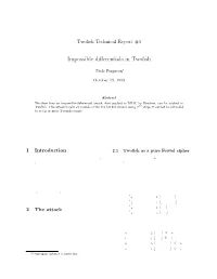 Impossible Differentials in Twofish