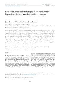 Revised Structure and Stratigraphy of the Northwestern Repparfjord Tectonic Window, Northern Norway
