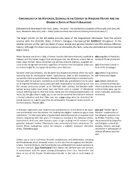 Chronology of the Historical Socrates in the Context of Athenian History and the Dramatic Dates of Plato's Dialogues