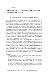 Conclusion: the Entombments in the Context of Late Medieval Sculpture