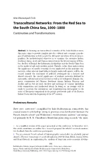 Entre Mers—Outre-Mer. Spaces, Modes and Agents of Indo
