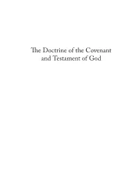 He Doctrine of the Covenant and Testament Of