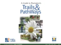 A Guide to Brampton's Trails and Pathways