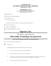 Schedule 14A Employee Slides Supertex Sunnyvale