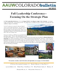 Aauw Fall2015 Bulletin Final For