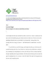 Acre Lucrecia Zappi Extract (Chapters 1,2 and 6) Translated by Lisa Shaw