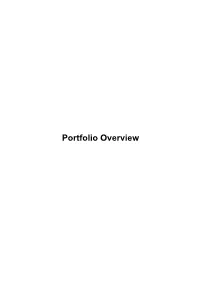 Portfolio Overview