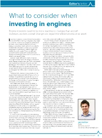 What to Consider When Investing in Engines