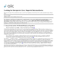 Looking for Interpreter Zero: Imperial Intermediaries