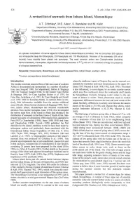 A Revised List of Seaweeds from Inhaca Island, Mozambique