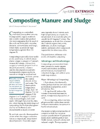 Composting Manure and Sludge