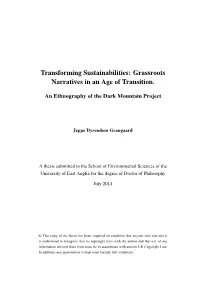 Grassroots Narratives in an Age of Transition