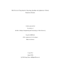 Motif Selection Using Simulated Annealing Algorithm with Application to Identify Regulatory Elements
