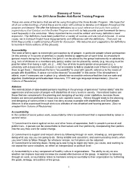 2013 ABP Glossary Updated