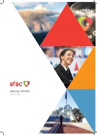 2017-18 AFAC Annual Report