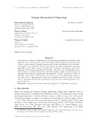 Robust Hierarchical Clustering∗