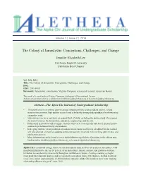 The Colony of Jamestown: Conceptions, Challenges, and Change