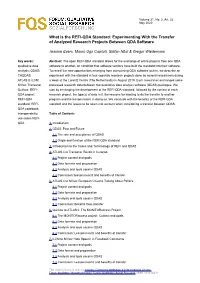 Experimenting with the Transfer of Analyzed Research Projects Between QDA Software
