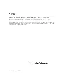 HP 8566B Spectrum Analyzer Operating and Programming Manual