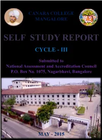 Self Study Report Cycle - Iii