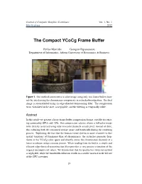 The Compact Ycocg Frame Buffer