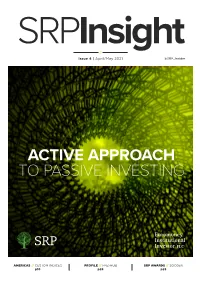 Active Approach to Passive Investing
