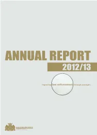 Annual Report (Com Safety)