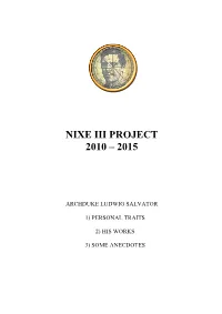 Nixe Iii Project 2010 – 2015