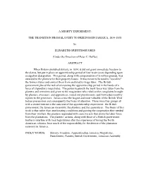 A Mighty Experiment: the Transition from Slavery To