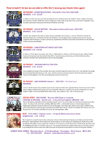 At Last We Are Able to Offer the 5 Missing Jazz Oracle Titles Again!