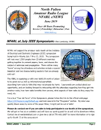 North Fulton Amateur Radio League NFARL Enews