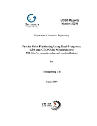 Precise Point Positioning Using Dual-Frequency GPS and GLONASS Measurements (URL