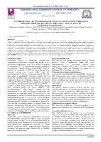 Spectrophotometric Method for Simultaneous