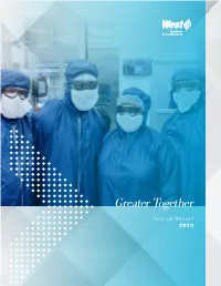 2020 Annual Report 2020 PARTNER of the YEAR 3 Annual Comparison SUSTAINED, CONSISTENT GROWTH