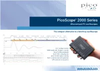 Picoscope 2000 Series Data Sheet