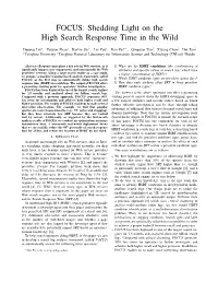 FOCUS: Shedding Light on the High Search Response Time in the Wild