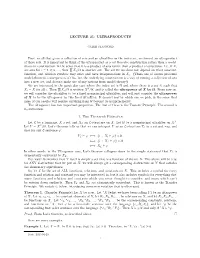 Lecture 25: Ultraproducts