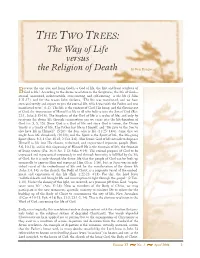 THE TWO TREES: the Way of Life Versus