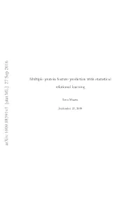 Arxiv:1609.08391V1 [Stat.ML] 27 Sep 2016 Chapter 1
