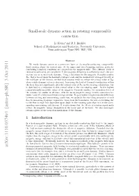 Small-Scale Dynamo Action in Rotating Compressible Convection