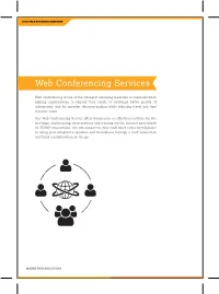 Web Conferencing Services