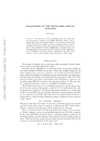 Arxiv:1006.2723V1 [Math.AG]