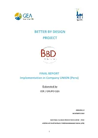 Better by Design Project
