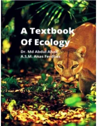 A Textbook of Ecology