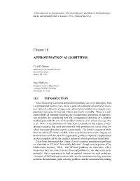 Approximation Algorithms