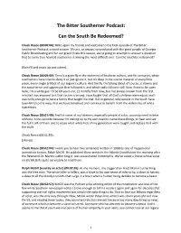 Can the South Be Redeemed?