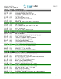 Schedule Quickprint TKRN-FM