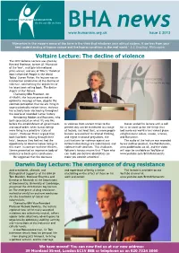 The Emergence of Drug Resistance Voltaire Lecture